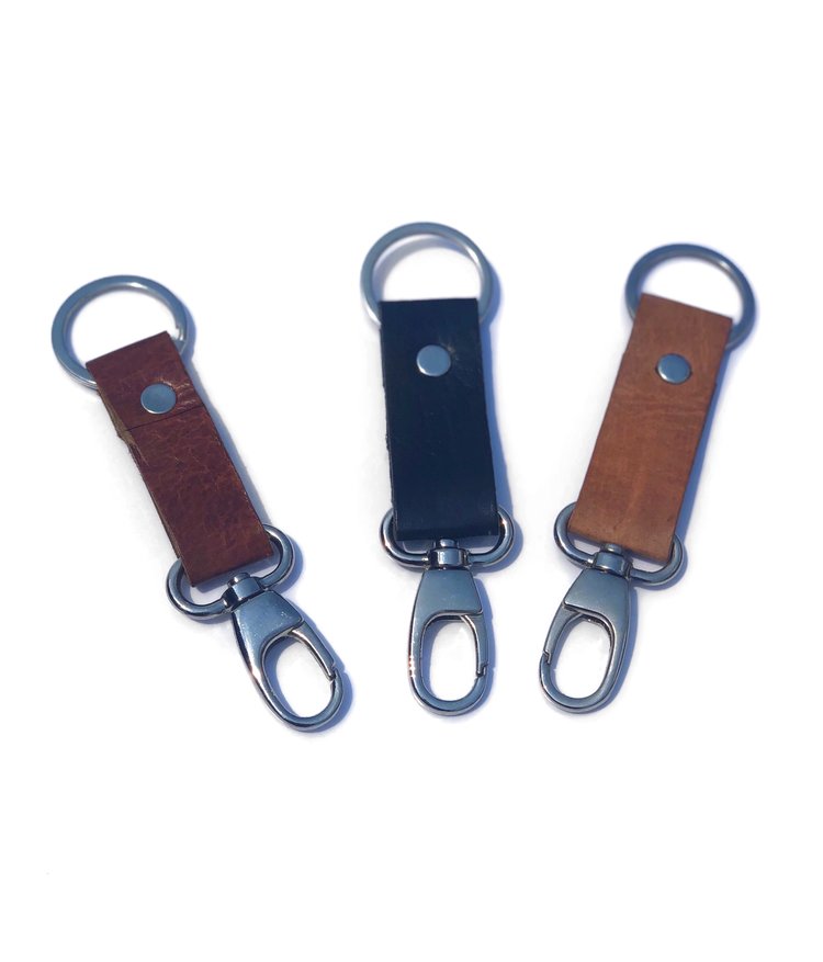 Moroccan Leather Keychain